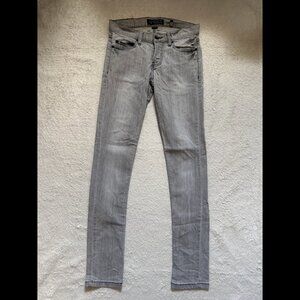 RUDE Gray Low-Rise Slim Jeans